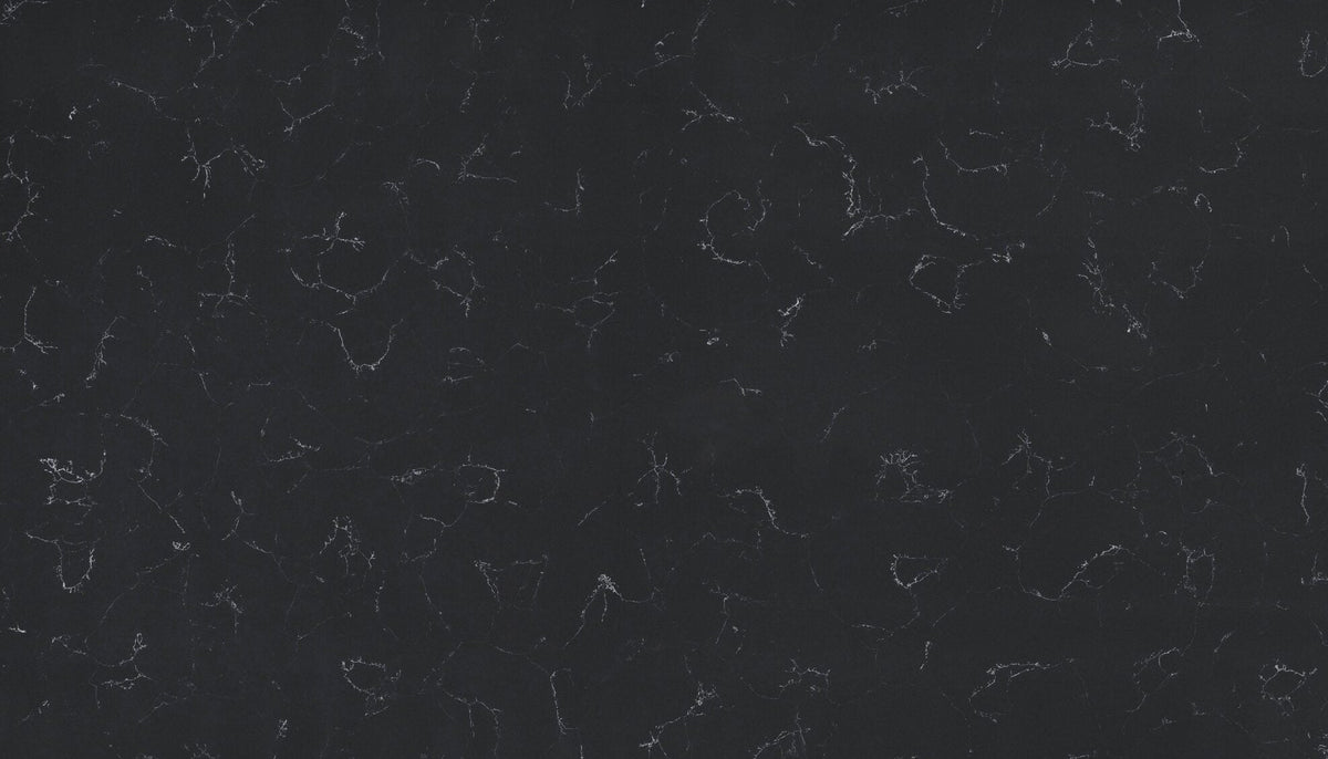 Artificial Black Carrara Quartz Slab