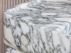 Arabescato White Marble Bathroom Vanity