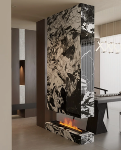 Calacatta Black Marble Slab