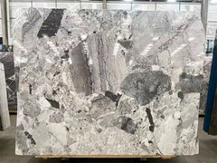 China Panda Grey Marble Slab