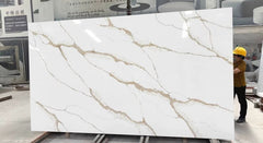 Engineered Calacatta Gold Quartz Slab
