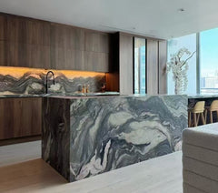 Fusion Blue Quartzite Slab