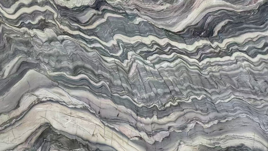 Fusion Blue Quartzite Slab