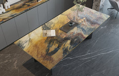 Jacaranda Glod Quartzite Slab