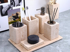 Natural Travertine Bathroom Accessories