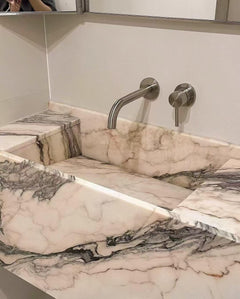 Pink Rosa Aurora Marble Slab