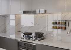 Artificial Calacatta White Quartz Stone Slab